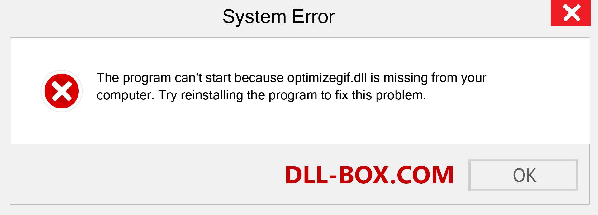  optimizegif.dll file is missing?. Download for Windows 7, 8, 10 - Fix  optimizegif dll Missing Error on Windows, photos, images